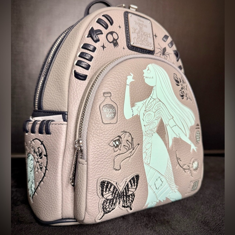 Loungefly Disney The Nightmare Before Christmas Sally Icons Mini Backpack